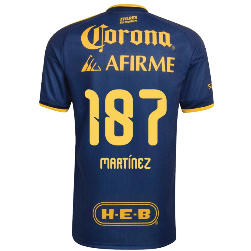 Danxen Kinder Emilio Martínez #187 Königsblau Gelb Auswärtstrikot Trikot 2026/27 T-Shirt Schweiz