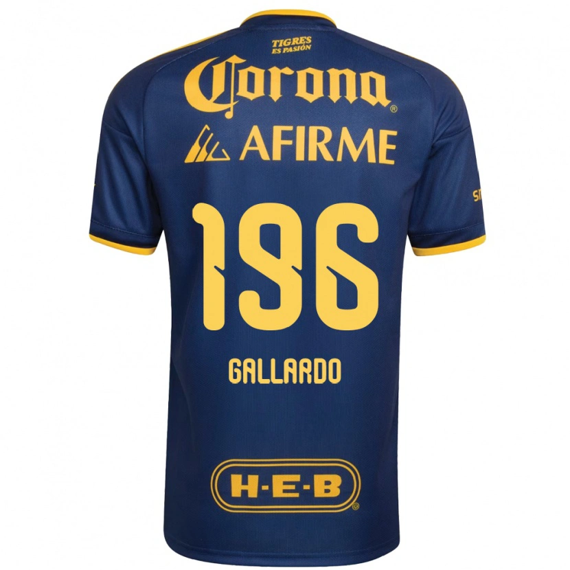 Danxen Kinder Gael Gallardo #196 Königsblau Gelb Auswärtstrikot Trikot 2026/27 T-Shirt Schweiz
