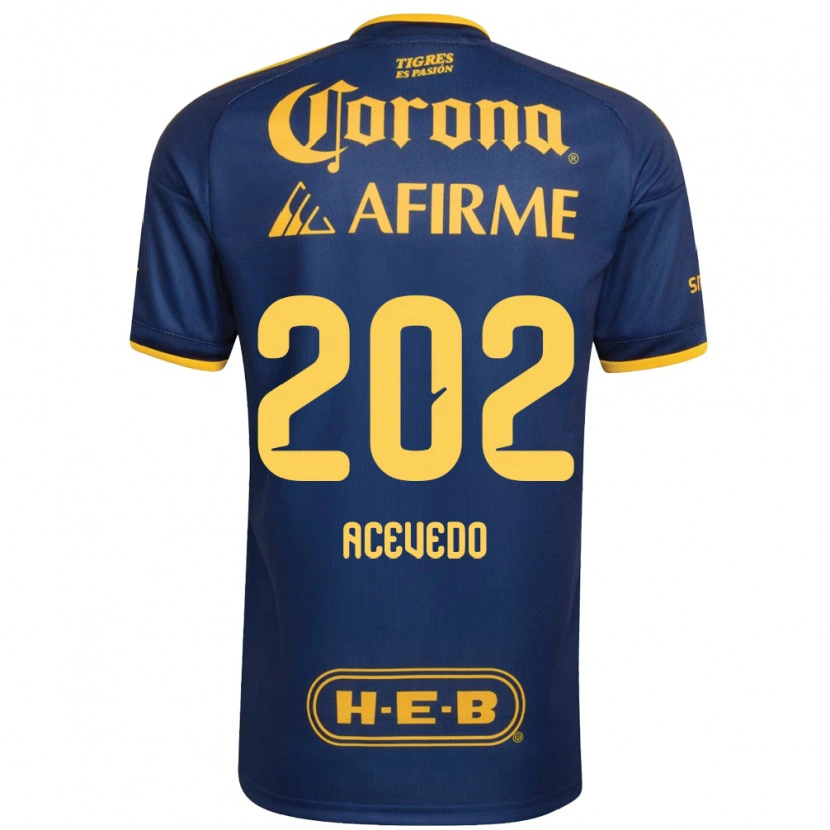 Danxen Kinder José Acevedo #202 Königsblau Gelb Auswärtstrikot Trikot 2026/27 T-Shirt Schweiz