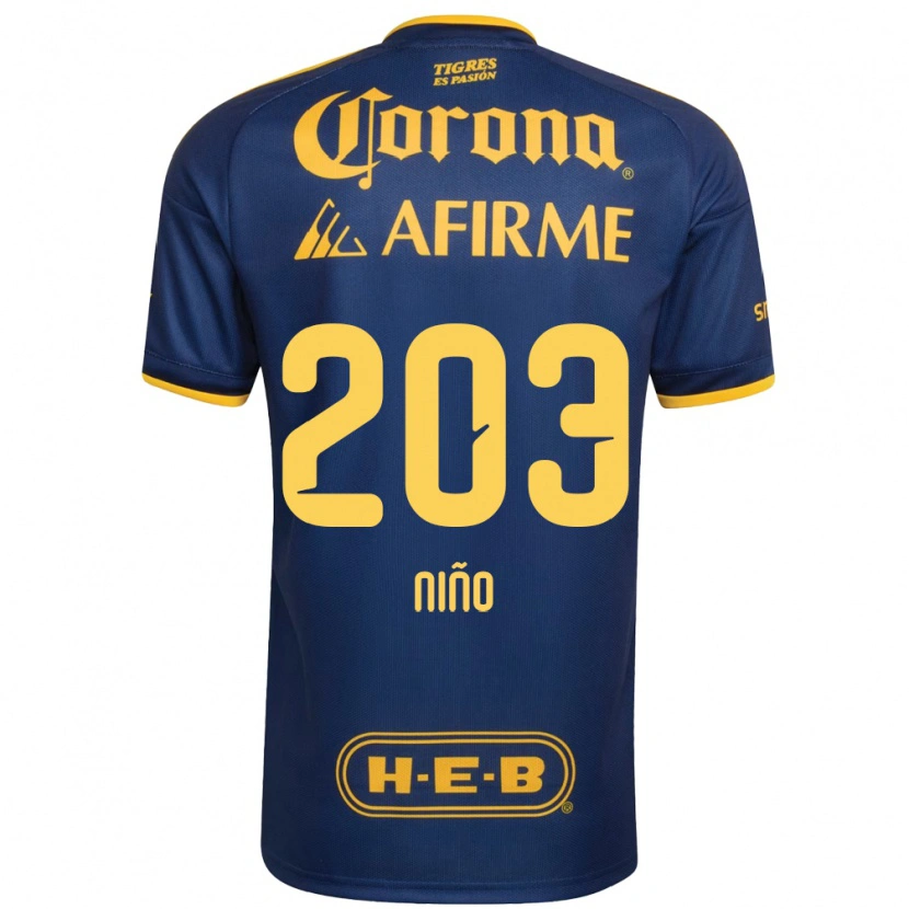 Danxen Kinder Fernando Niño #203 Königsblau Gelb Auswärtstrikot Trikot 2026/27 T-Shirt Schweiz