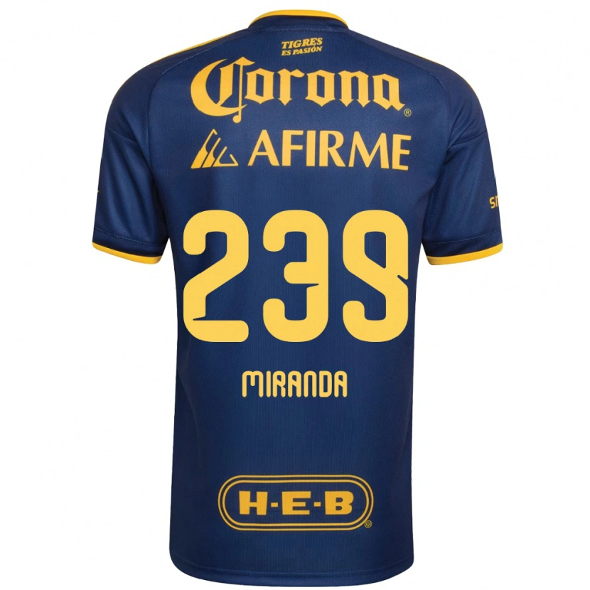 Danxen Kinder Jesús Miranda #239 Königsblau Gelb Auswärtstrikot Trikot 2026/27 T-Shirt Schweiz