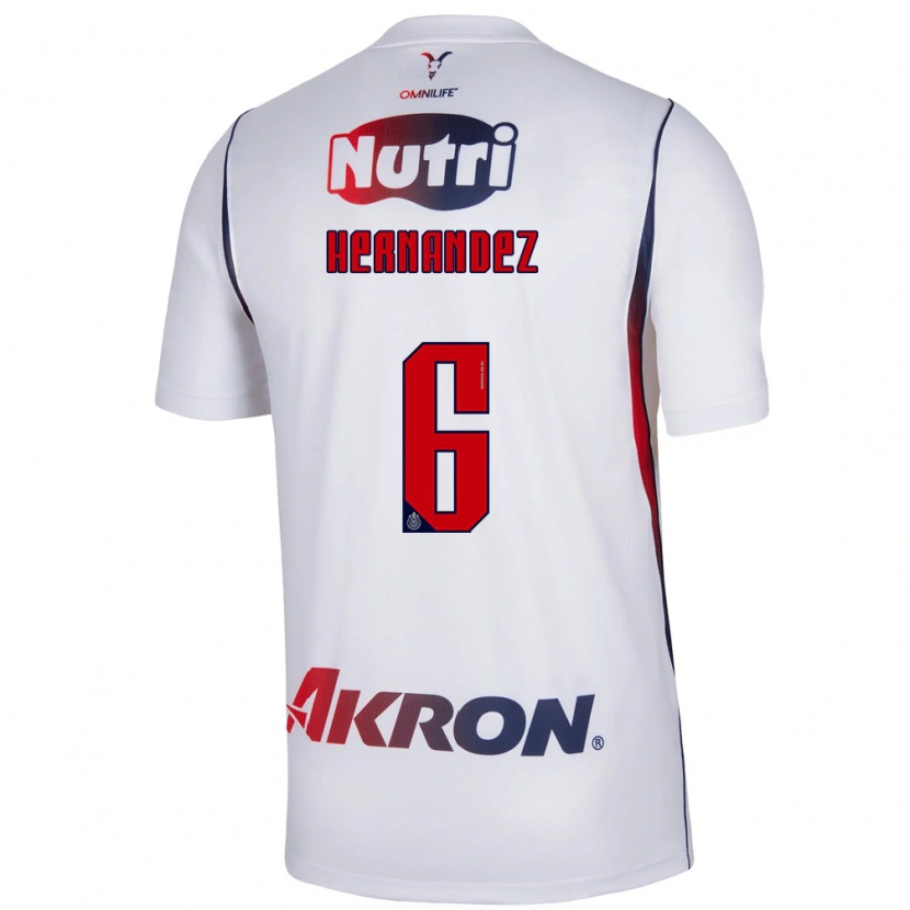 Danxen Kinder Ana Camila Hernández #6 Rot Weiß Marineblau Auswärtstrikot Trikot 2026/27 T-Shirt Schweiz