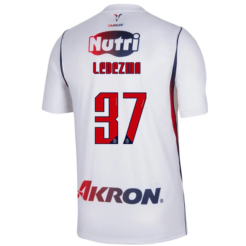 Danxen Kinder Richard Ledezma #37 Rot Weiß Marineblau Auswärtstrikot Trikot 2026/27 T-Shirt Schweiz