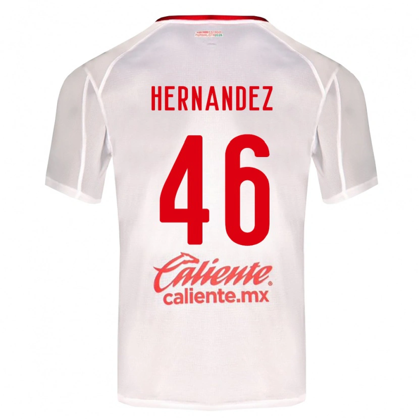 Danxen Kinder Carlos Hernández #46 Weiß Grün Rot Auswärtstrikot Trikot 2026/27 T-Shirt Schweiz