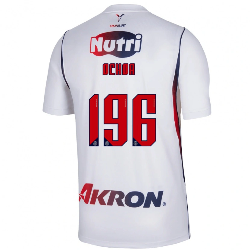 Danxen Kinder Eduardo Ochoa #196 Rot Weiß Marineblau Auswärtstrikot Trikot 2026/27 T-Shirt Schweiz