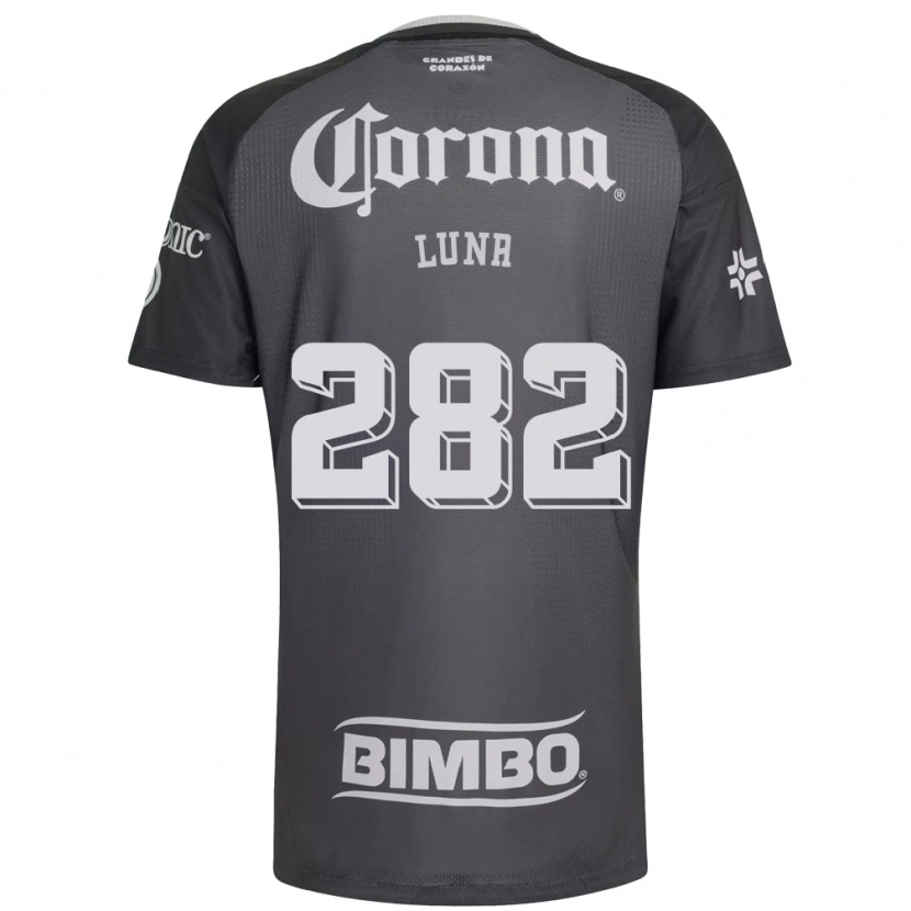 Danxen Kinder Mateo Luna #282 Grau Weiß Schwarz Auswärtstrikot Trikot 2026/27 T-Shirt Schweiz