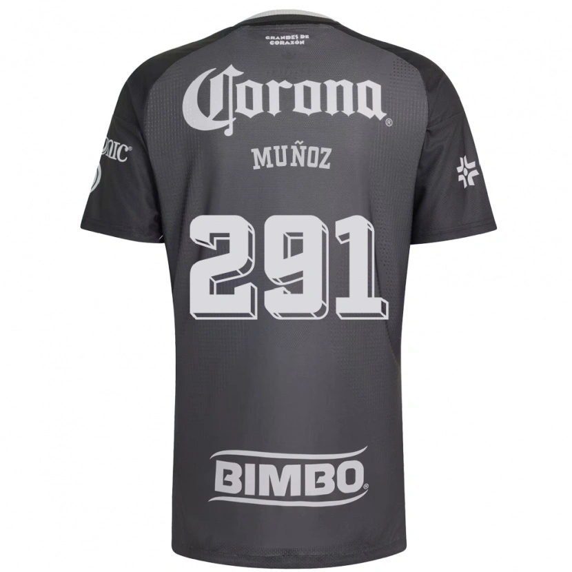 Danxen Kinder Jorge Muñoz #291 Grau Weiß Schwarz Auswärtstrikot Trikot 2026/27 T-Shirt Schweiz