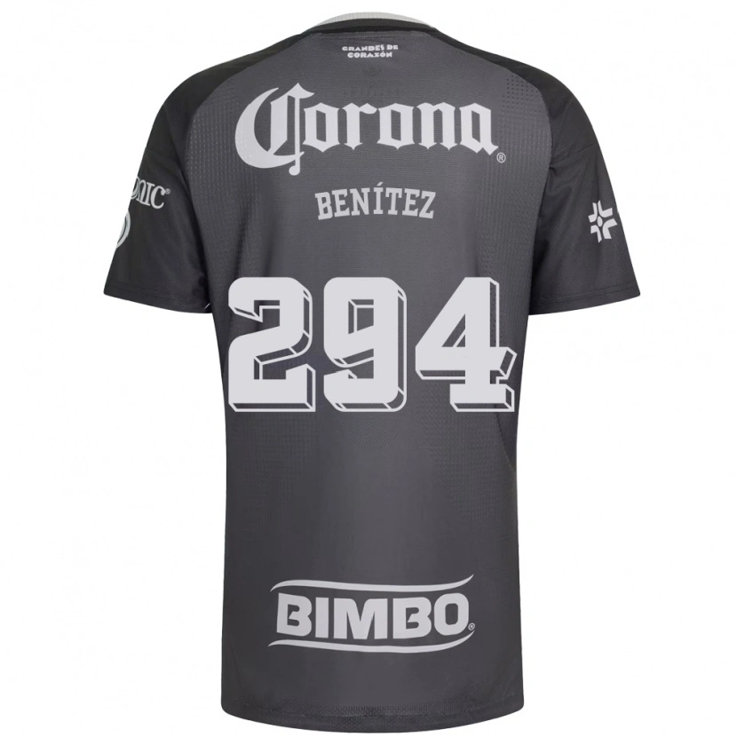 Danxen Kinder Roger Benítez #294 Grau Weiß Schwarz Auswärtstrikot Trikot 2026/27 T-Shirt Schweiz