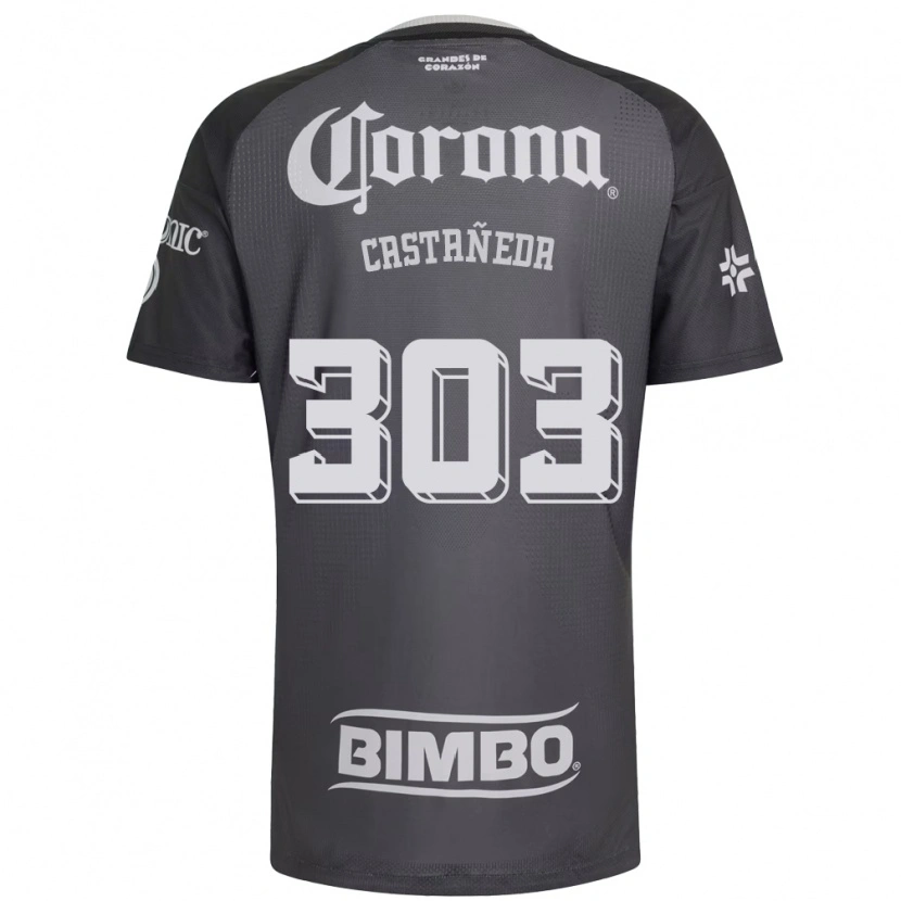 Danxen Kinder Luis Castañeda #303 Grau Weiß Schwarz Auswärtstrikot Trikot 2026/27 T-Shirt Schweiz