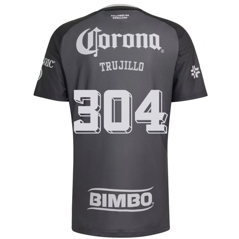 Danxen Kinder Luis Trujillo #304 Grau Weiß Schwarz Auswärtstrikot Trikot 2026/27 T-Shirt Schweiz