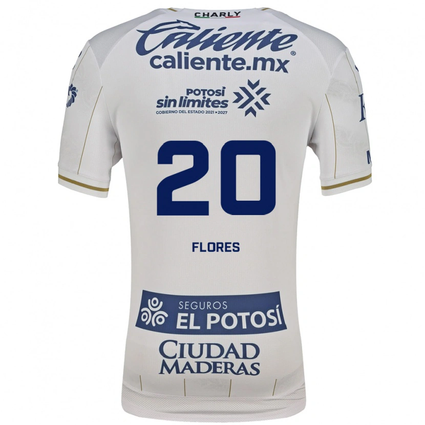Danxen Kinder Leonardo Flores #20 Weiß Blau Auswärtstrikot Trikot 2026/27 T-Shirt Schweiz