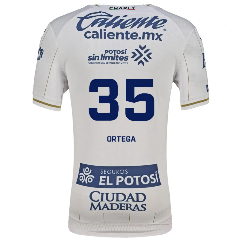 Danxen Kinder Kevin Ortega #35 Weiß Blau Auswärtstrikot Trikot 2026/27 T-Shirt Schweiz