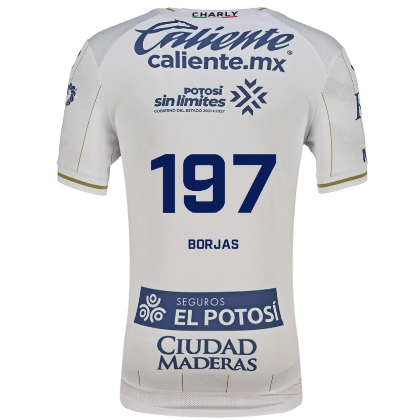 Danxen Kinder Jesús Borjas #197 Weiß Blau Auswärtstrikot Trikot 2026/27 T-Shirt Schweiz