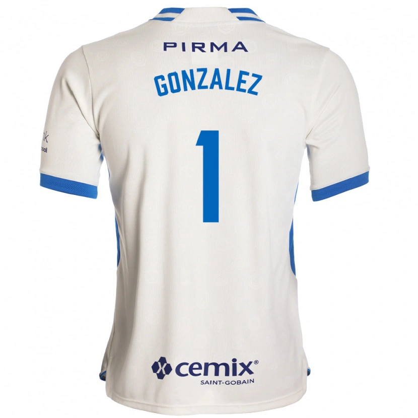 Danxen Kinder Itzayana Gonzalez #1 Weiß Blau Rot Auswärtstrikot Trikot 2026/27 T-Shirt Schweiz