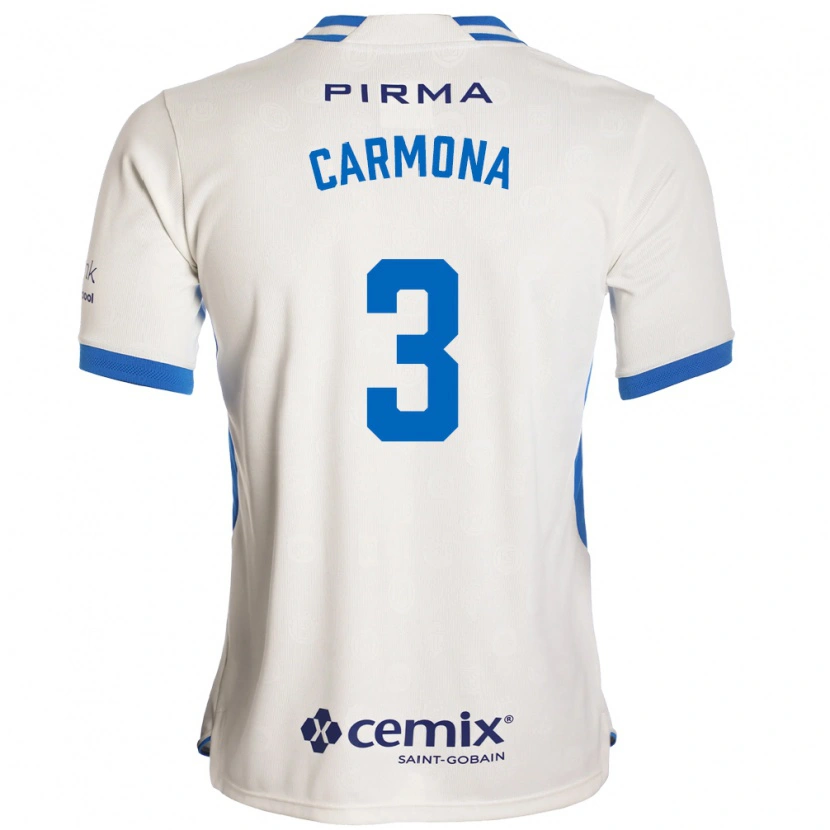 Danxen Kinder Edith Carmona #3 Weiß Blau Rot Auswärtstrikot Trikot 2026/27 T-Shirt Schweiz