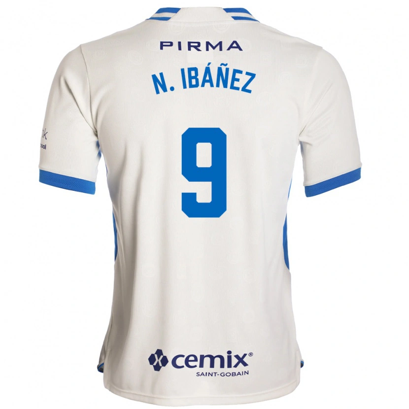 Danxen Kinder Nicolás Ibáñez #9 Weiß Blau Rot Auswärtstrikot Trikot 2026/27 T-Shirt Schweiz