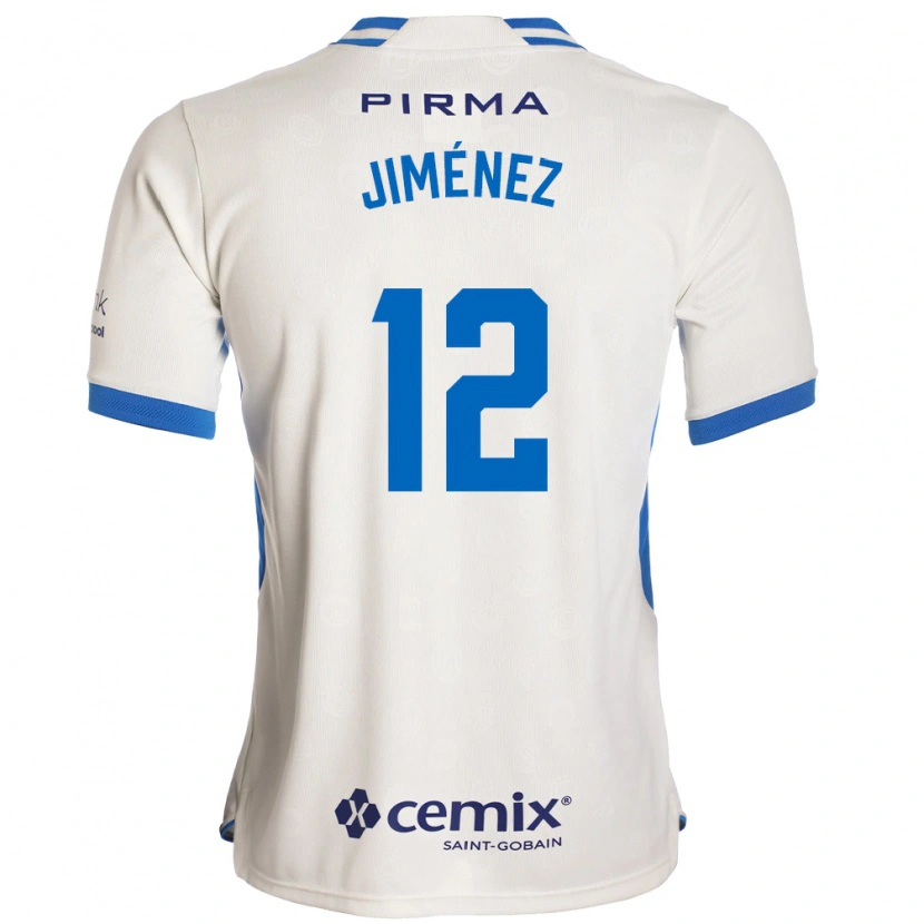Danxen Kinder Luis Jiménez #12 Weiß Blau Rot Auswärtstrikot Trikot 2026/27 T-Shirt Schweiz