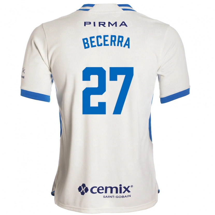 Danxen Kinder Ana Becerra #27 Weiß Blau Rot Auswärtstrikot Trikot 2026/27 T-Shirt Schweiz