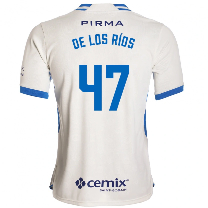 Danxen Kinder Sergio De Los Ríos #47 Weiß Blau Rot Auswärtstrikot Trikot 2026/27 T-Shirt Schweiz
