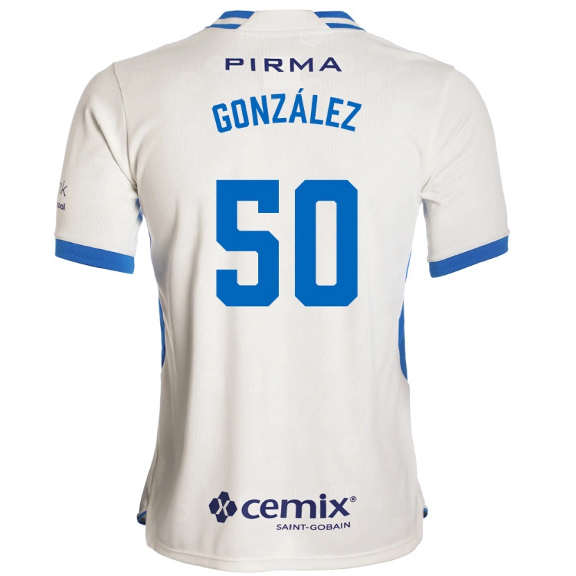 Danxen Kinder Kenneth González #50 Weiß Blau Rot Auswärtstrikot Trikot 2026/27 T-Shirt Schweiz