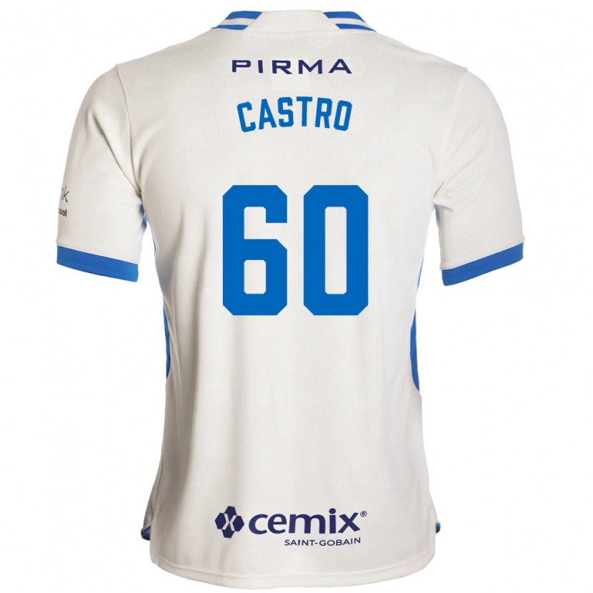 Danxen Kinder Ariel Castro #60 Weiß Blau Rot Auswärtstrikot Trikot 2026/27 T-Shirt Schweiz