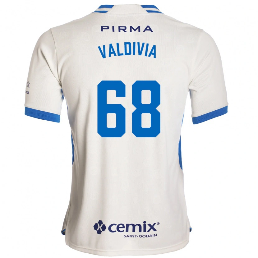 Danxen Kinder Christian Valdivia #68 Weiß Blau Rot Auswärtstrikot Trikot 2026/27 T-Shirt Schweiz
