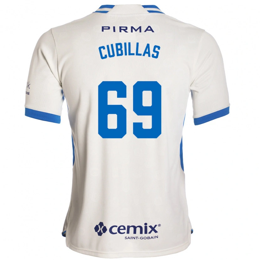 Danxen Kinder Andre Cubillas #69 Weiß Blau Rot Auswärtstrikot Trikot 2026/27 T-Shirt Schweiz