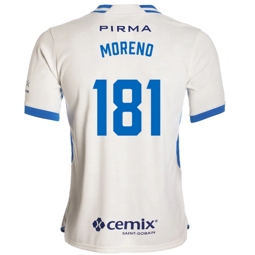 Danxen Kinder Roberto Moreno #181 Weiß Blau Rot Auswärtstrikot Trikot 2026/27 T-Shirt Schweiz