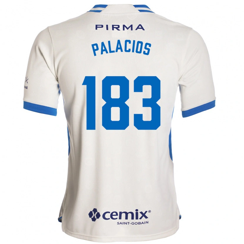 Danxen Kinder Kelvin Palacios #183 Weiß Blau Rot Auswärtstrikot Trikot 2026/27 T-Shirt Schweiz