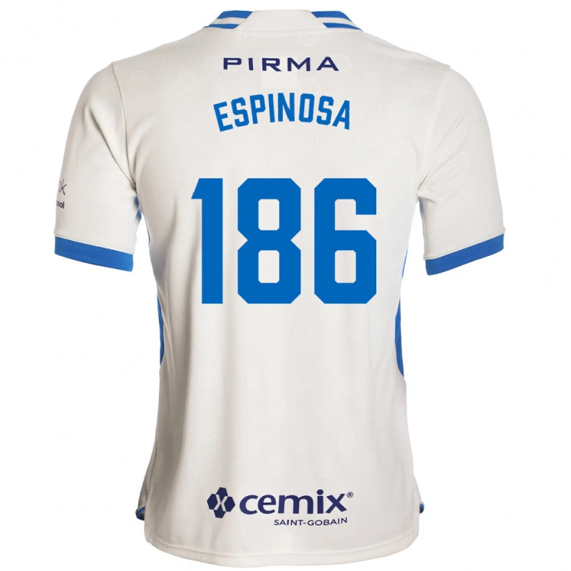 Danxen Kinder Brandón Espinosa #186 Weiß Blau Rot Auswärtstrikot Trikot 2026/27 T-Shirt Schweiz