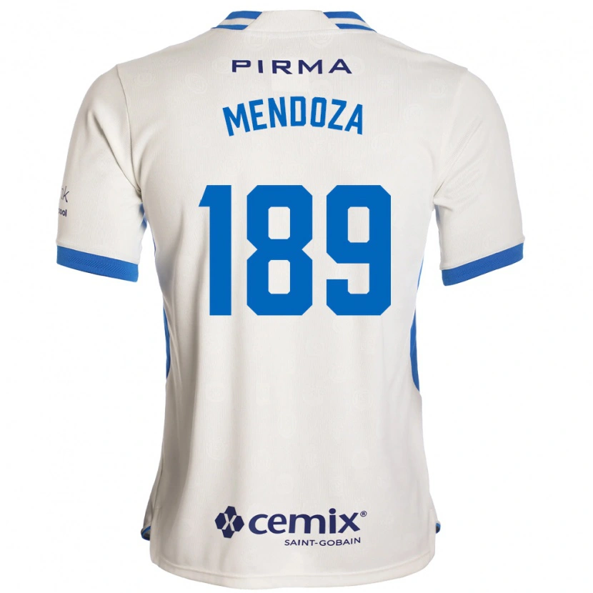 Danxen Kinder José Mendoza #189 Weiß Blau Rot Auswärtstrikot Trikot 2026/27 T-Shirt Schweiz