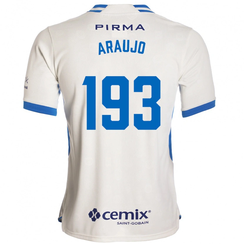 Danxen Kinder Marcio Araujo #193 Weiß Blau Rot Auswärtstrikot Trikot 2026/27 T-Shirt Schweiz