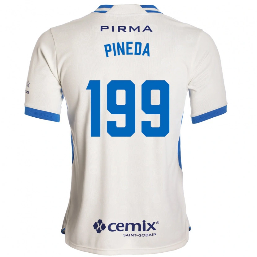 Danxen Kinder Zadiel Pineda #199 Weiß Blau Rot Auswärtstrikot Trikot 2026/27 T-Shirt Schweiz