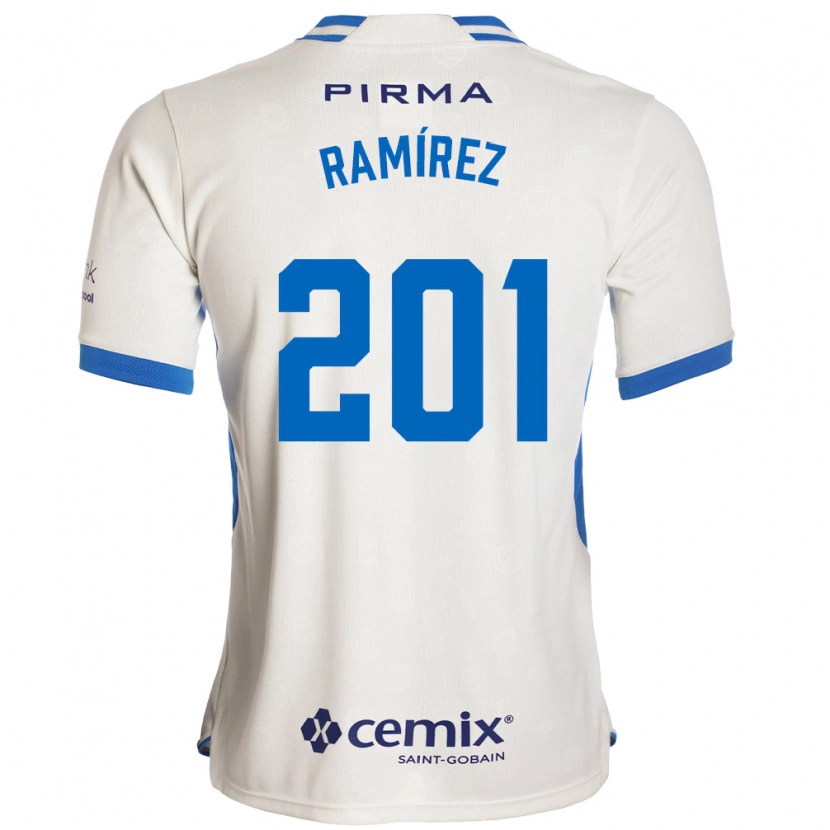 Danxen Kinder Orlando Ramírez #201 Weiß Blau Rot Auswärtstrikot Trikot 2026/27 T-Shirt Schweiz