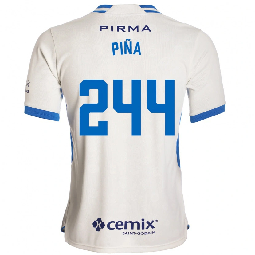 Danxen Kinder Oscar Piña #244 Weiß Blau Rot Auswärtstrikot Trikot 2026/27 T-Shirt Schweiz
