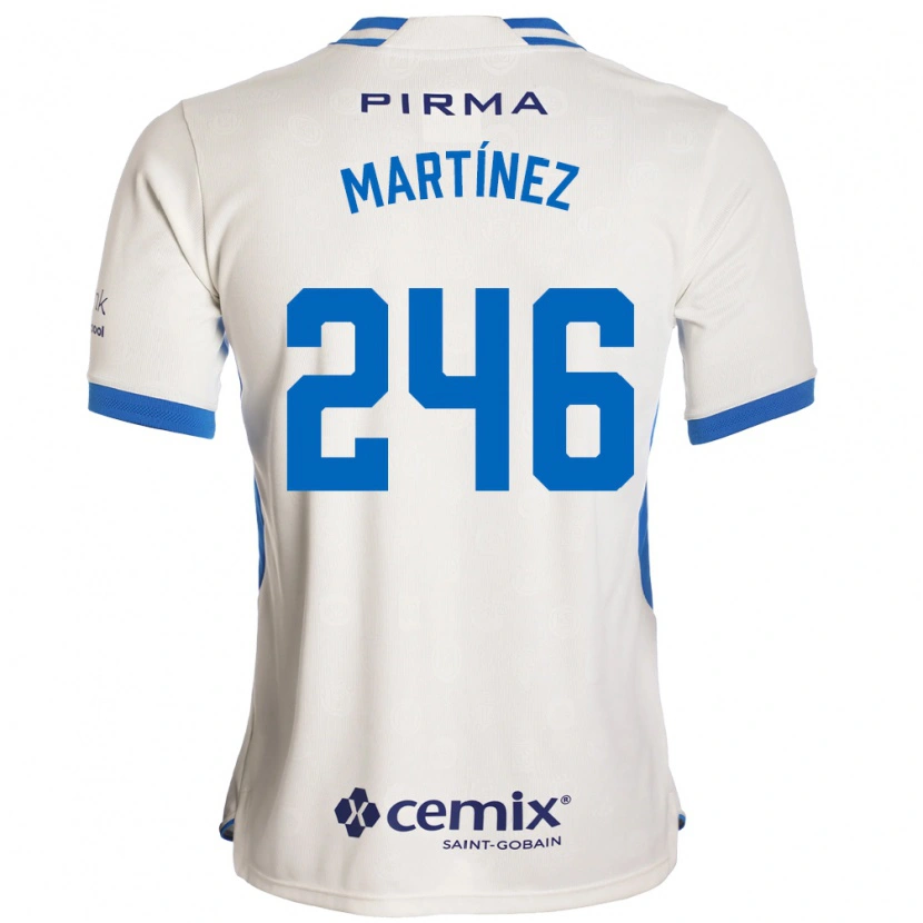 Danxen Kinder Rey Martínez #246 Weiß Blau Rot Auswärtstrikot Trikot 2026/27 T-Shirt Schweiz