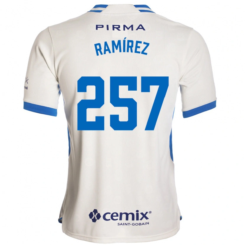 Danxen Kinder Jacobo Ramírez #257 Weiß Blau Rot Auswärtstrikot Trikot 2026/27 T-Shirt Schweiz