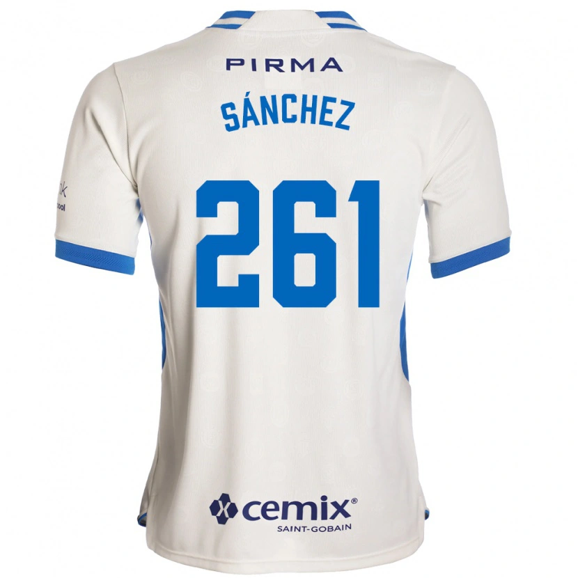 Danxen Kinder Paulo Sánchez #261 Weiß Blau Rot Auswärtstrikot Trikot 2026/27 T-Shirt Schweiz