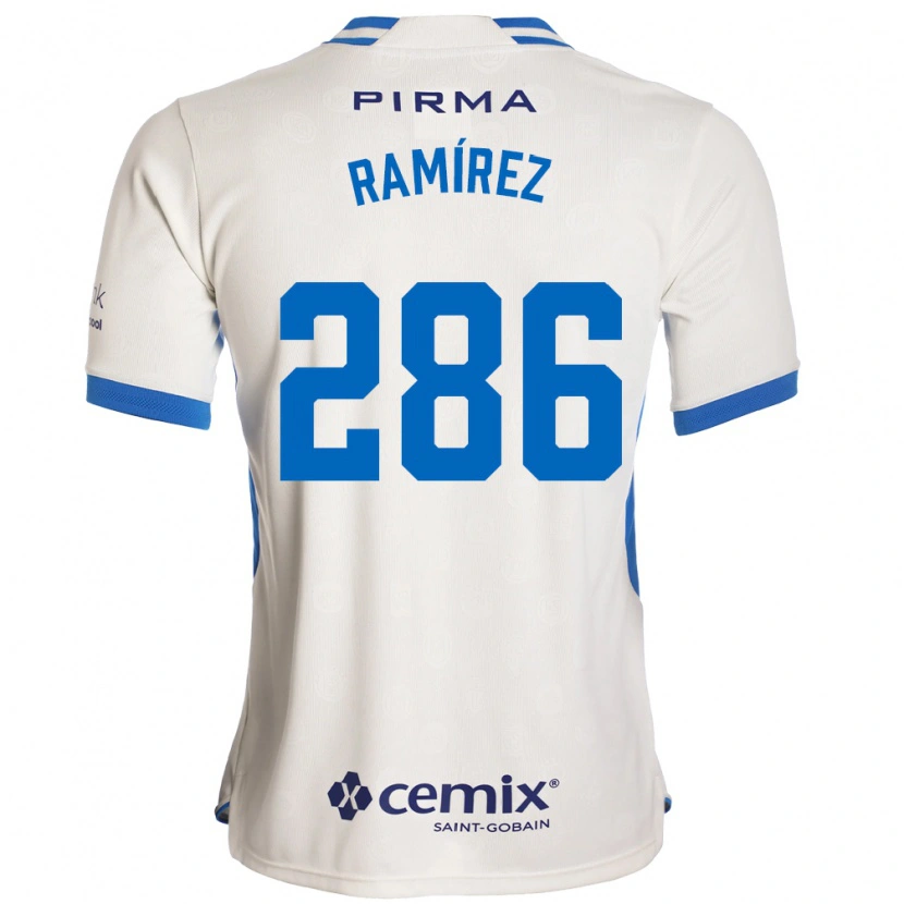 Danxen Kinder Mauricio Ramírez #286 Weiß Blau Rot Auswärtstrikot Trikot 2026/27 T-Shirt Schweiz