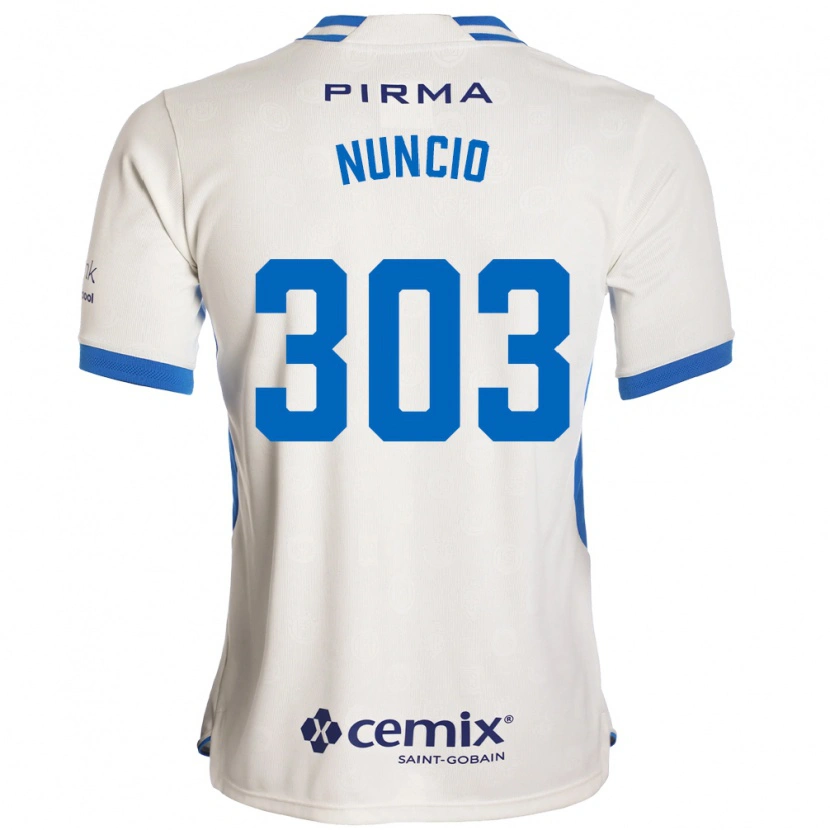 Danxen Kinder Carlos Nuncio #303 Weiß Blau Rot Auswärtstrikot Trikot 2026/27 T-Shirt Schweiz