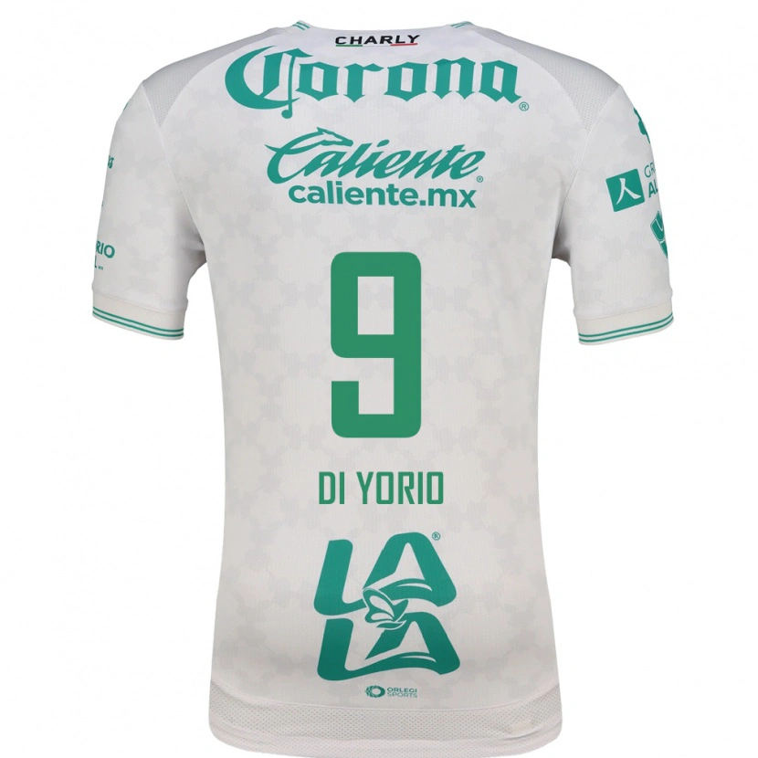 Danxen Kinder Lucas Di Yorio #9 Hellgrün Weiß Auswärtstrikot Trikot 2026/27 T-Shirt Schweiz