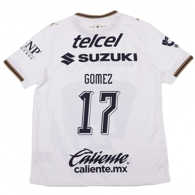 Danxen Kinder Diana Gomez #17 Weiß Schwarz Braun Auswärtstrikot Trikot 2026/27 T-Shirt Schweiz