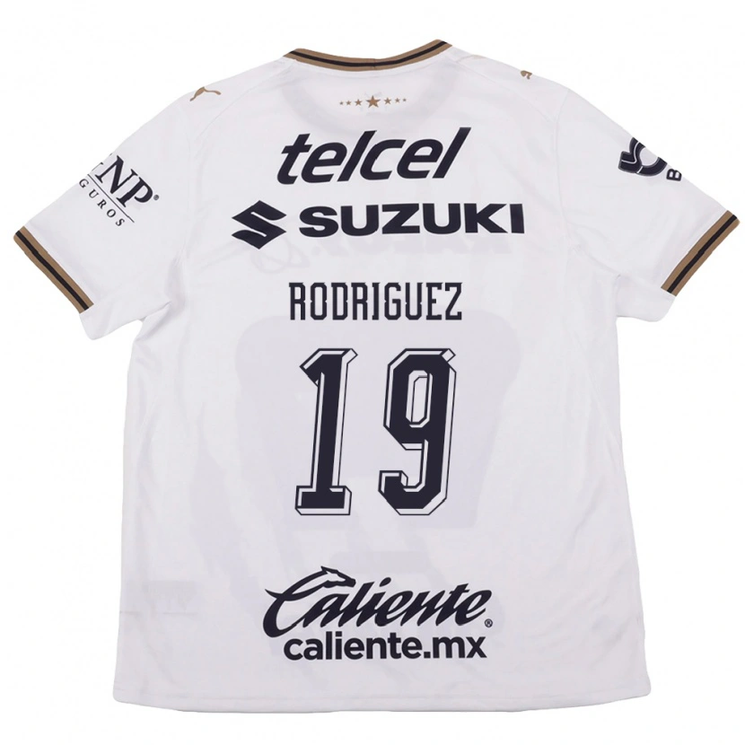 Danxen Kinder Yaneisy Rodriguez #19 Weiß Schwarz Braun Auswärtstrikot Trikot 2026/27 T-Shirt Schweiz