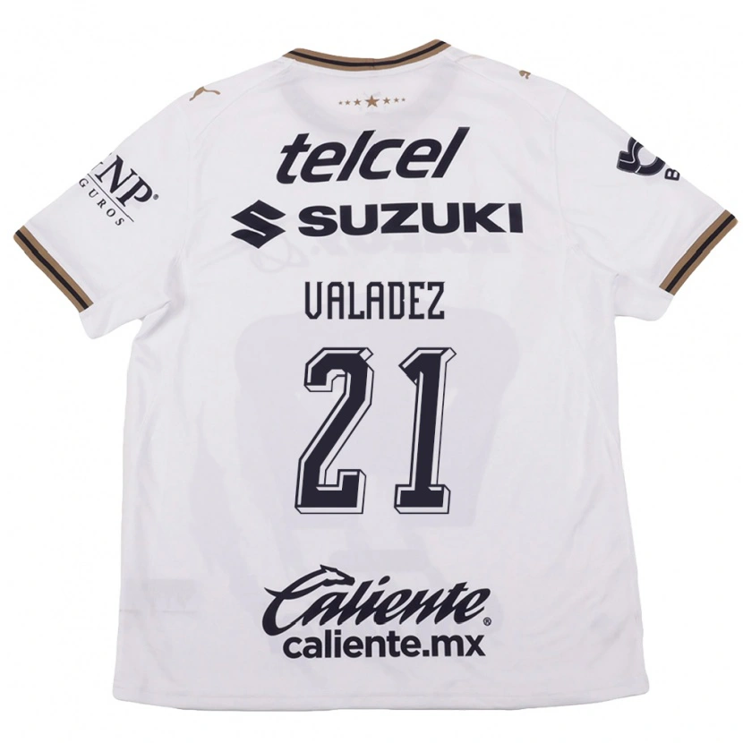 Danxen Kinder Natalia Macias Valadez #21 Weiß Schwarz Braun Auswärtstrikot Trikot 2026/27 T-Shirt Schweiz