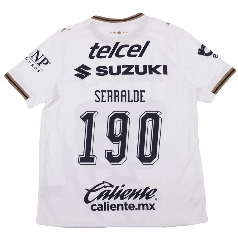 Danxen Kinder Gerardo Serralde #190 Weiß Schwarz Braun Auswärtstrikot Trikot 2026/27 T-Shirt Schweiz