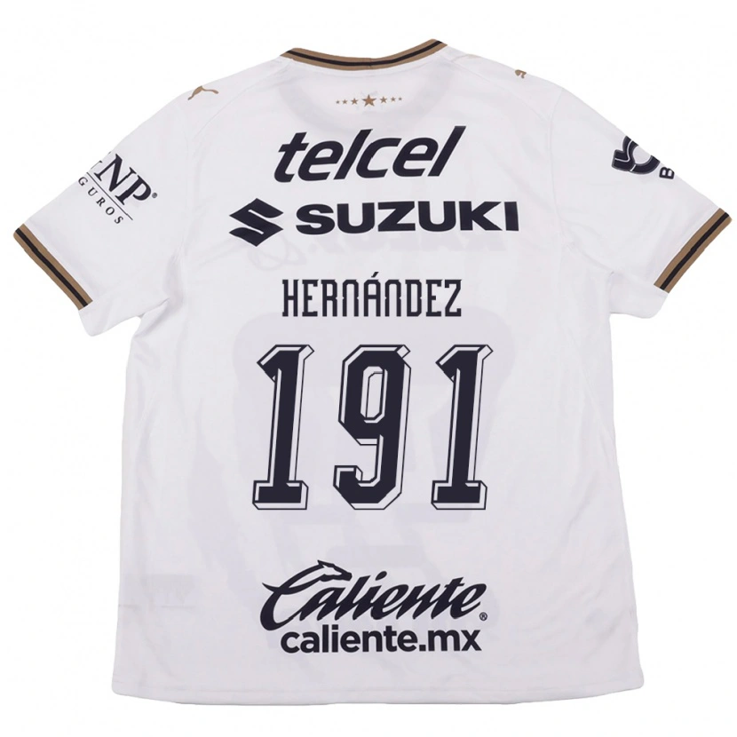 Danxen Kinder Marco Hernández #191 Weiß Schwarz Braun Auswärtstrikot Trikot 2026/27 T-Shirt Schweiz