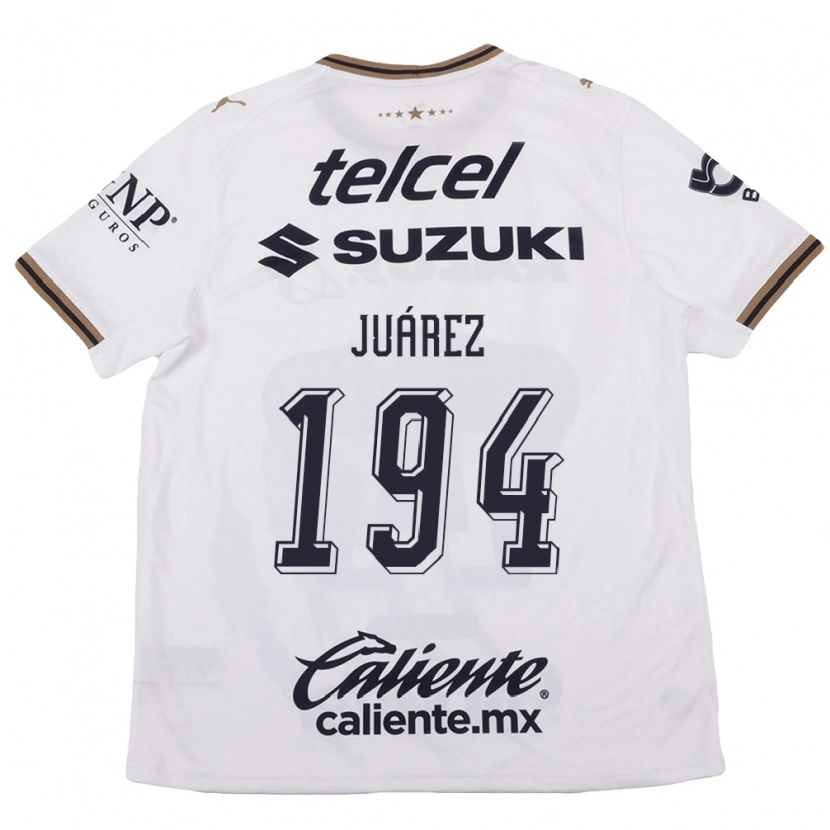 Danxen Kinder Alejandro Juárez #194 Weiß Schwarz Braun Auswärtstrikot Trikot 2026/27 T-Shirt Schweiz