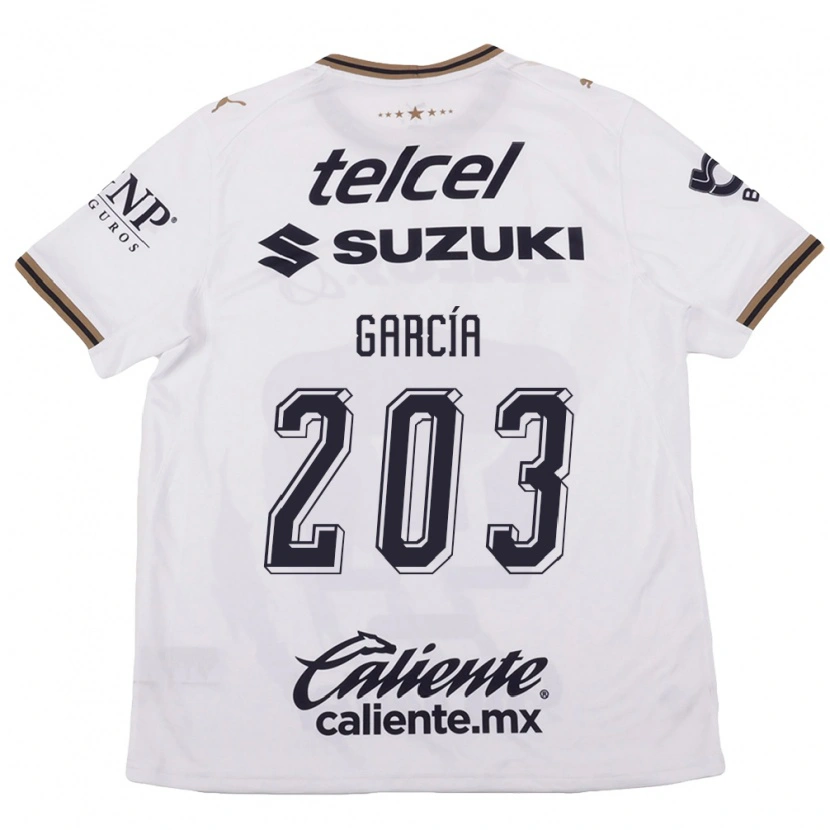 Danxen Kinder Stanley García #203 Weiß Schwarz Braun Auswärtstrikot Trikot 2026/27 T-Shirt Schweiz