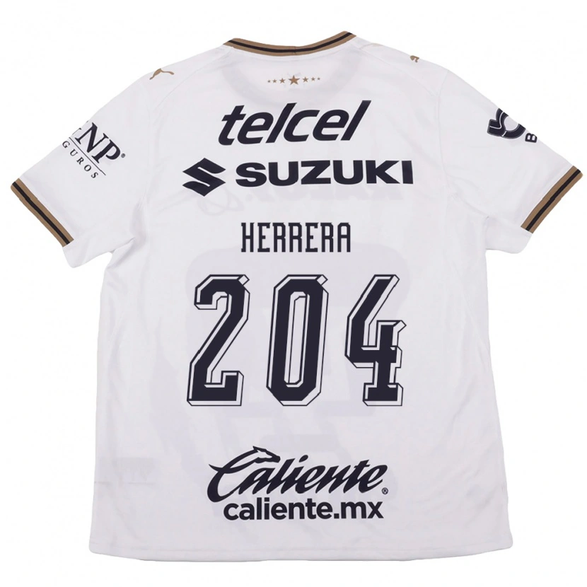 Danxen Kinder José Herrera #204 Weiß Schwarz Braun Auswärtstrikot Trikot 2026/27 T-Shirt Schweiz
