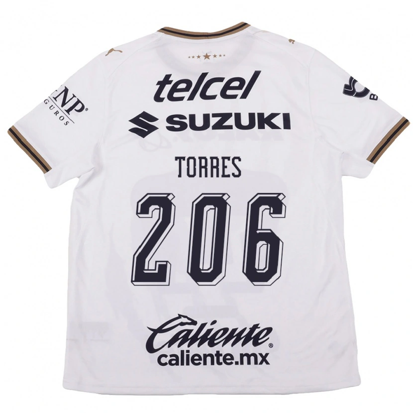 Danxen Kinder Misael Torres #206 Weiß Schwarz Braun Auswärtstrikot Trikot 2026/27 T-Shirt Schweiz